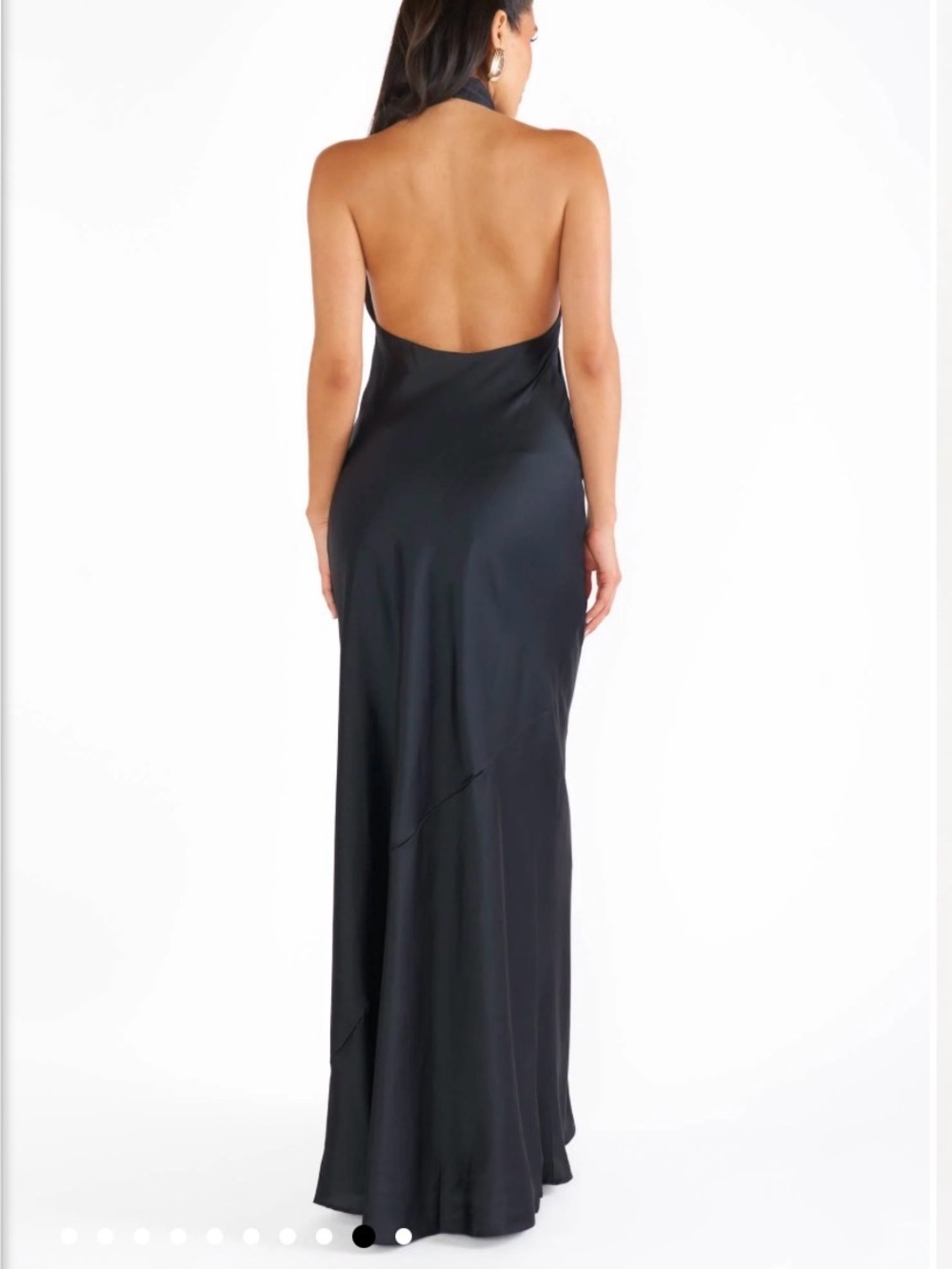 Show Me Your MuMu Black Twist Halter Maxi Dress - Picture 2 of 4
